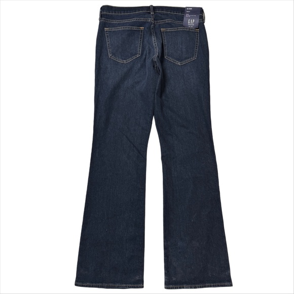{GAP} "Boot" Dark Rinse Blue Mid Rise Bootcut Denim Jeans - Picture 3 of 9